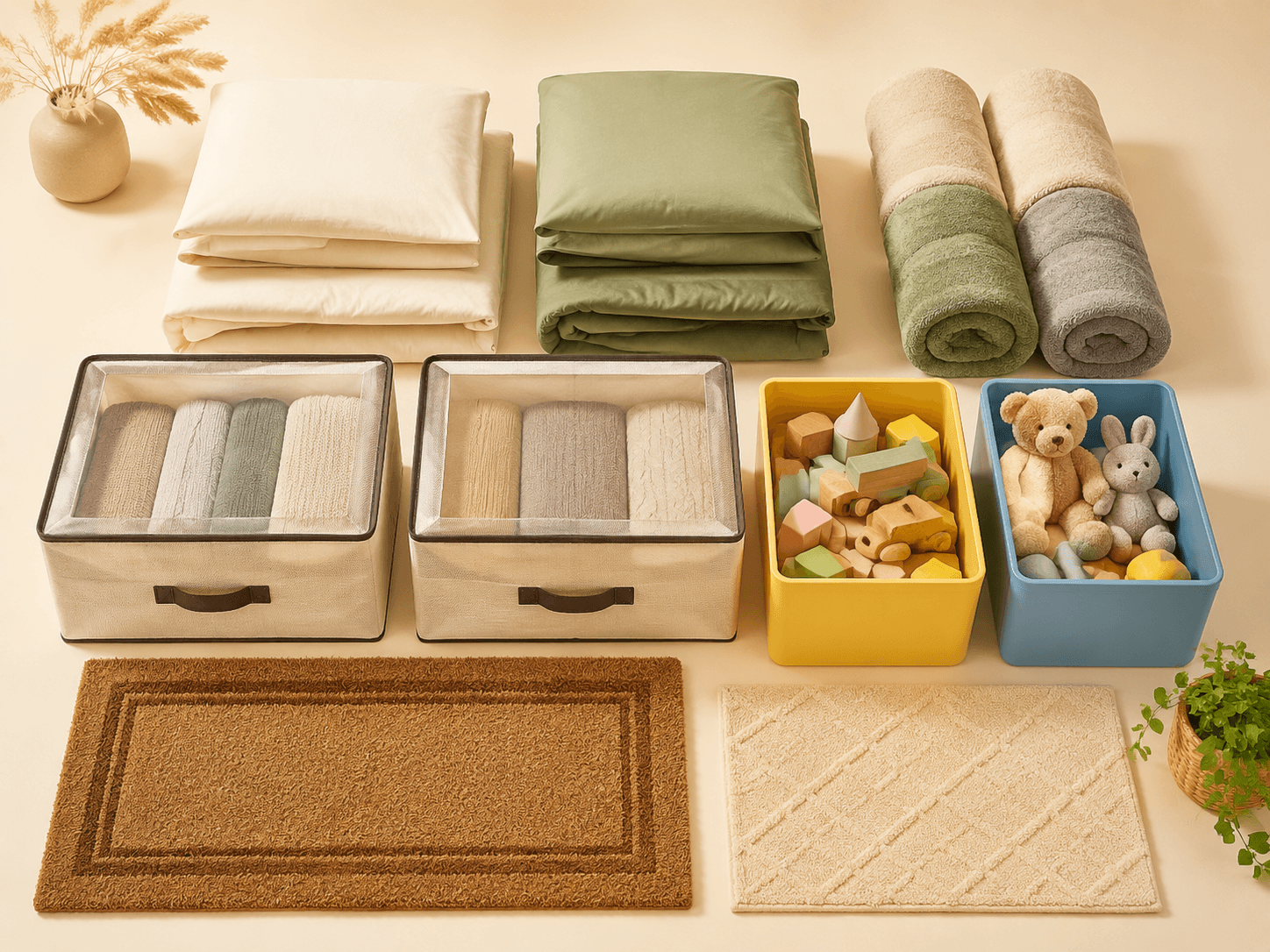 Two-Bed Family Kit flat lay