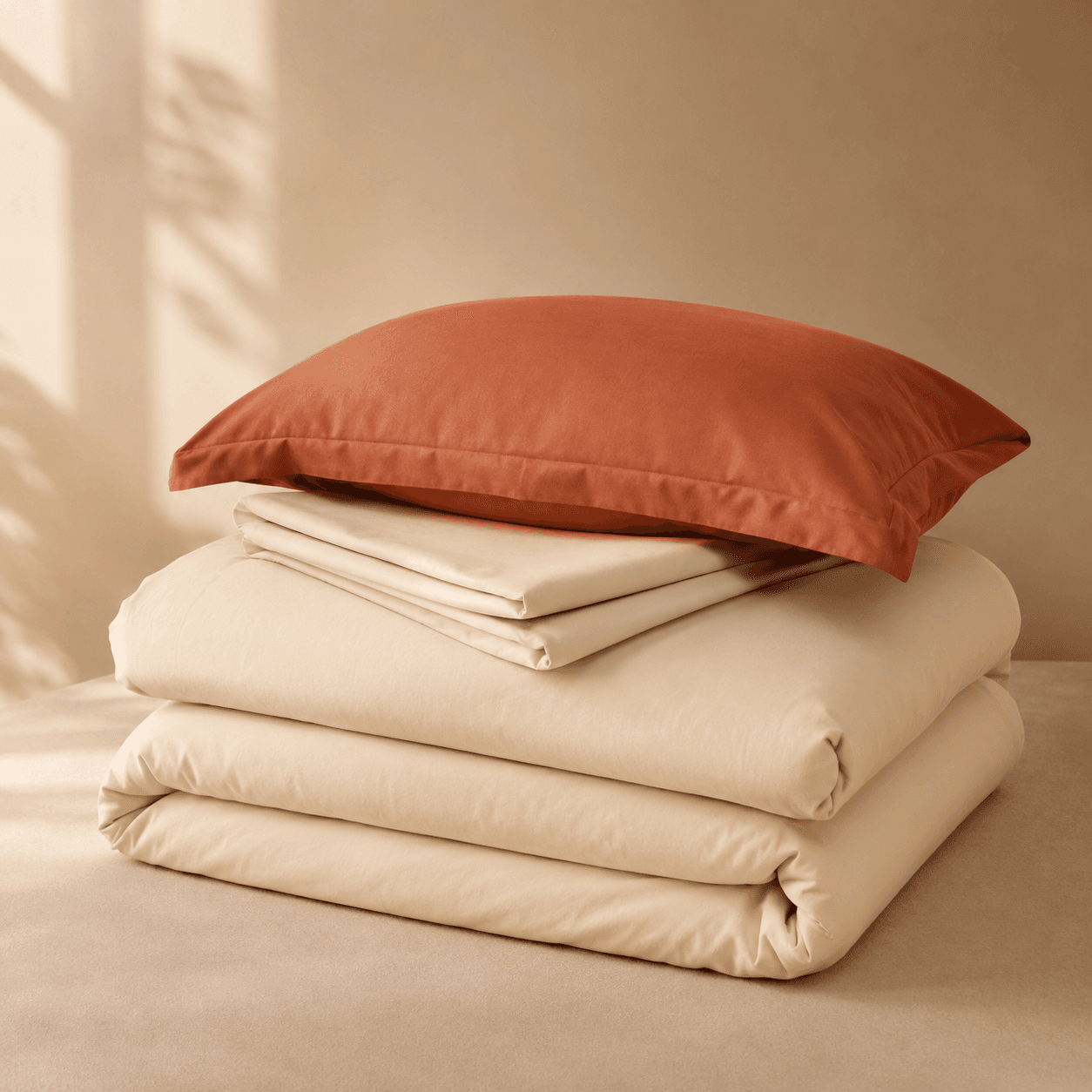 Solid-Color Bedding Set