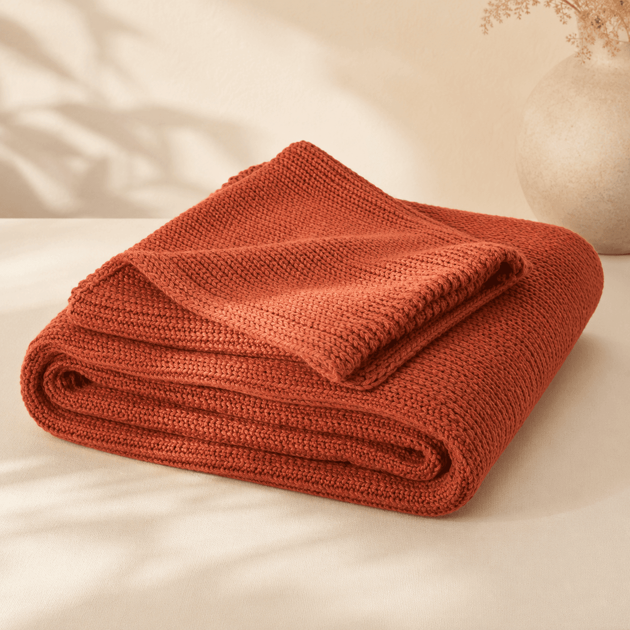 Knit Throw Blanket